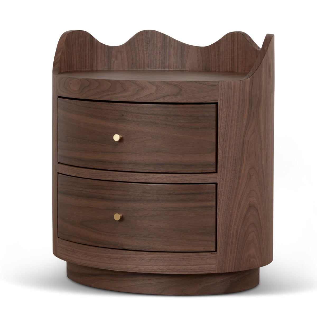 51cm Bedside Table | Walnut | Myka Home