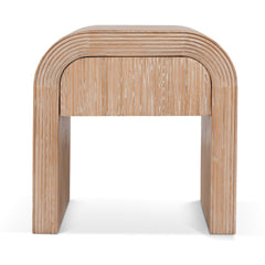 55cm Bedside Table | Light Natural | Myka Home