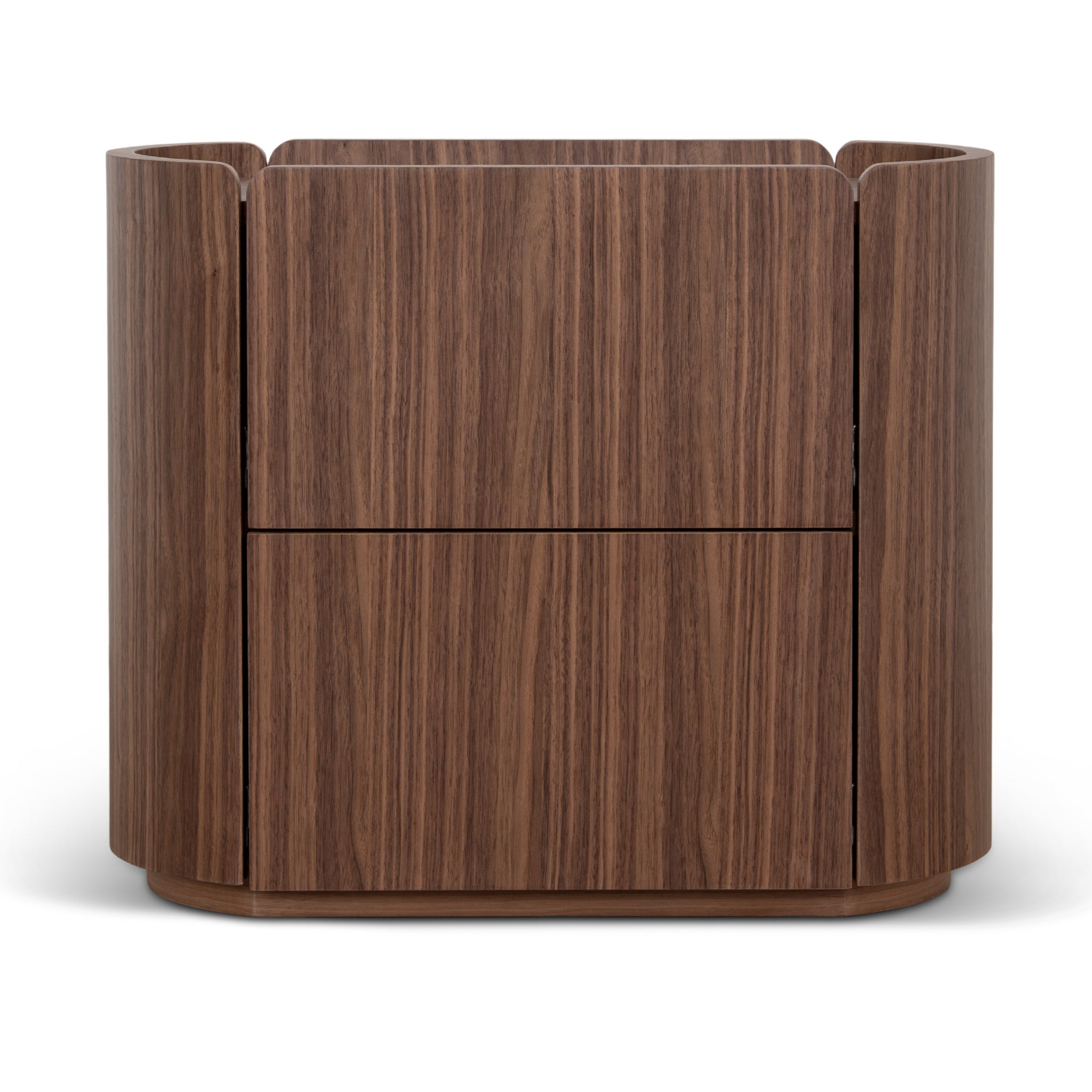 60cm Bedside Table | Walnut | Myka Home - View 2