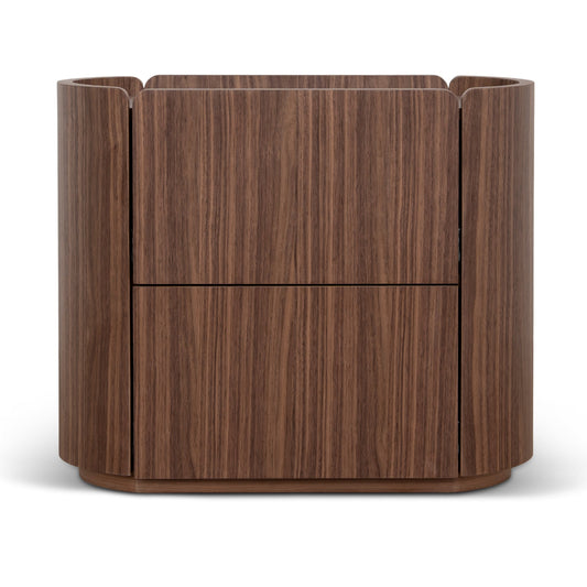 60cm Bedside Table | Walnut | Myka Home