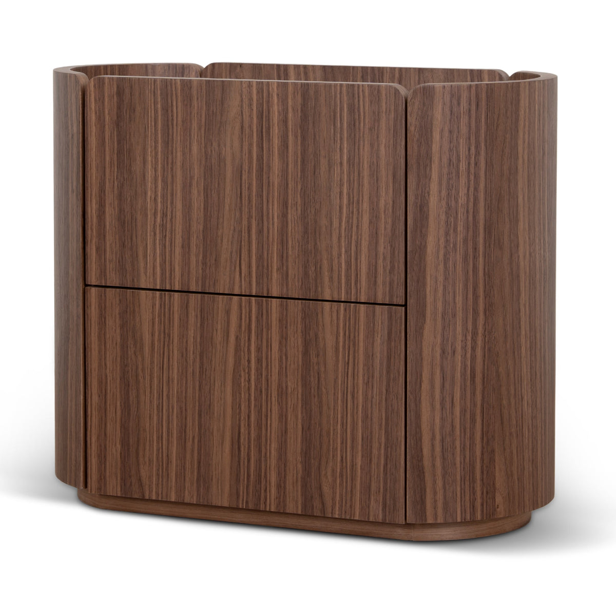 60cm Bedside Table | Walnut | Myka Home