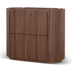 60cm Bedside Table | Walnut | Myka Home