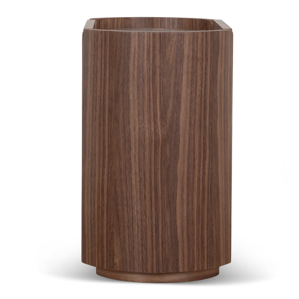 60cm Bedside Table | Walnut | Myka Home - View 4