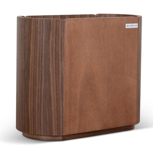 60cm Bedside Table | Walnut | Myka Home - View 5