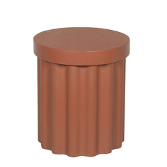 40cm Concrete Side Table | Terracotta | Myka Home