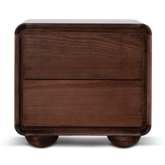 56cm Bedside Table | Walnut | Myka Home