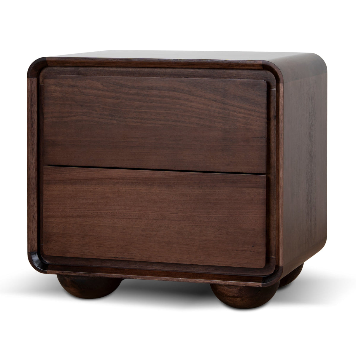 56cm Bedside Table | Walnut | Myka Home