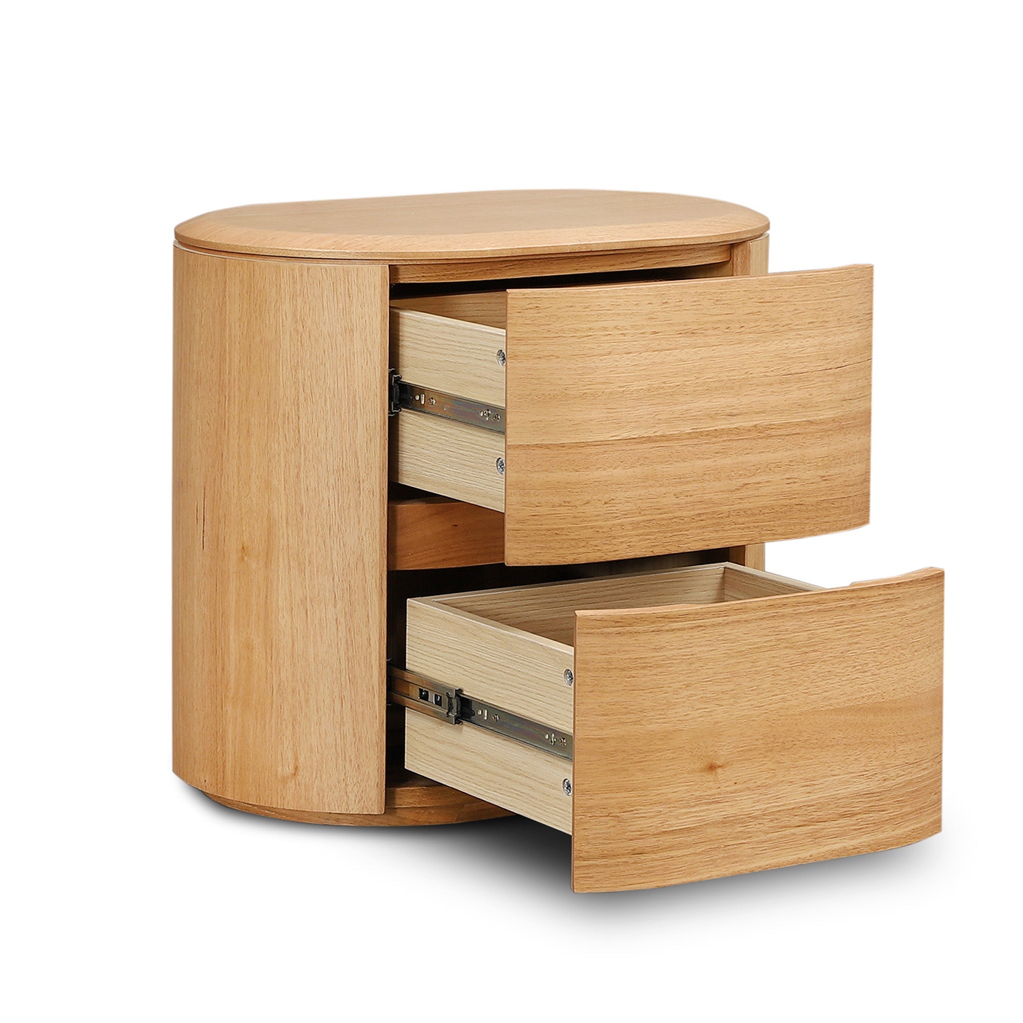 60CM Tassie Oak Bedside Table | Natural | Myka Home