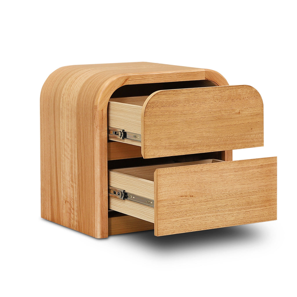 55CM Tassie Oak Bedside Table | Natural | Myka Home