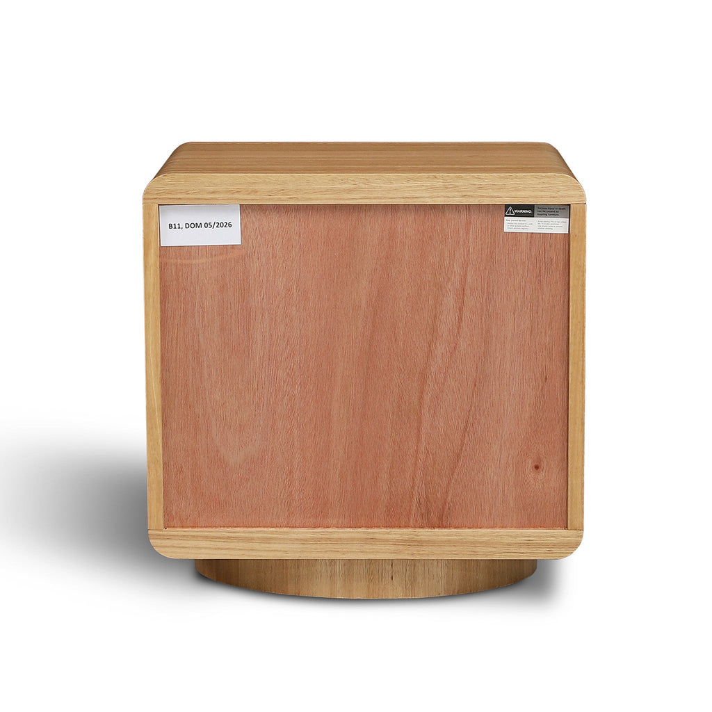 52CM Tassie Oak Bedside Table | Natural | Myka Home