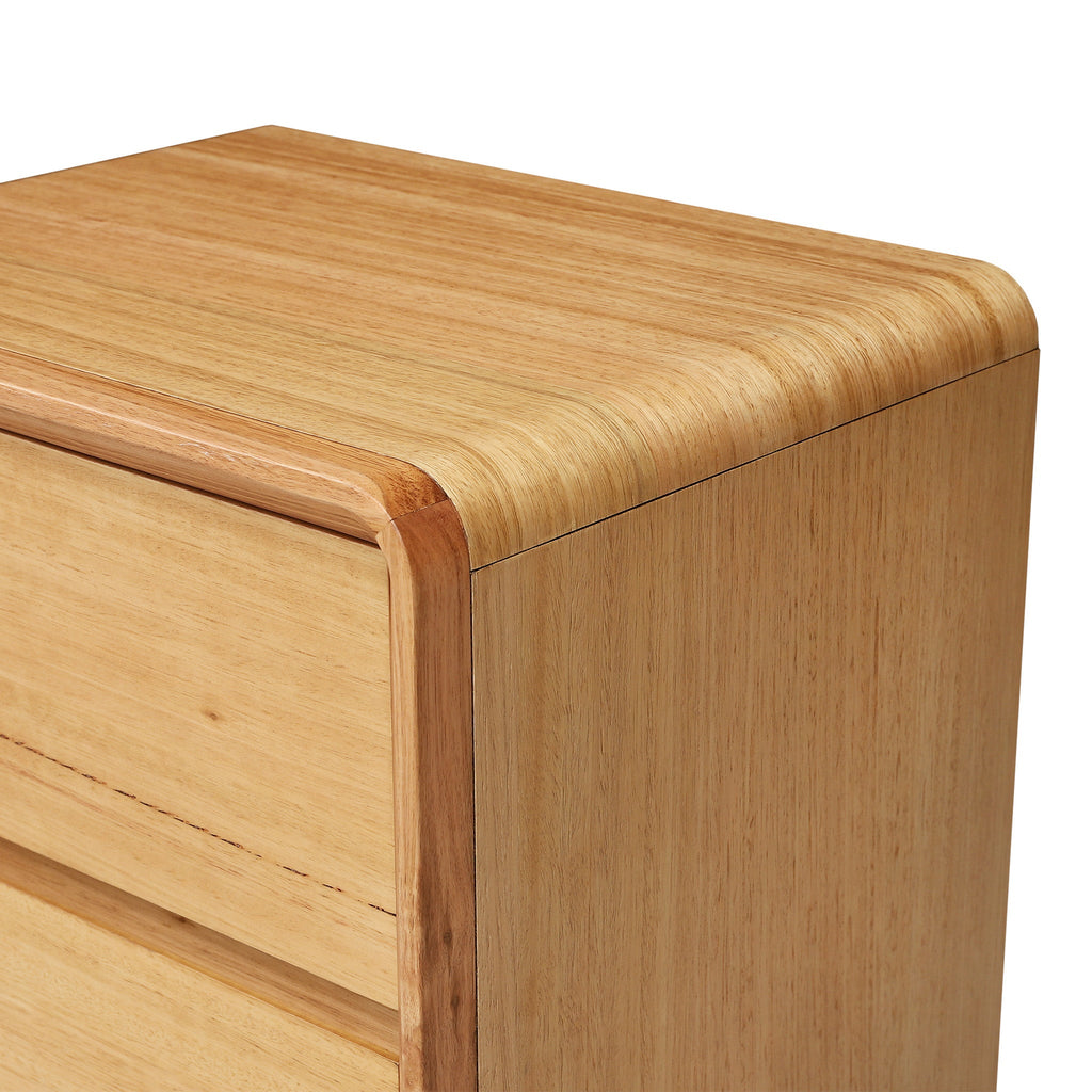 52CM Tassie Oak Bedside Table | Natural | Myka Home