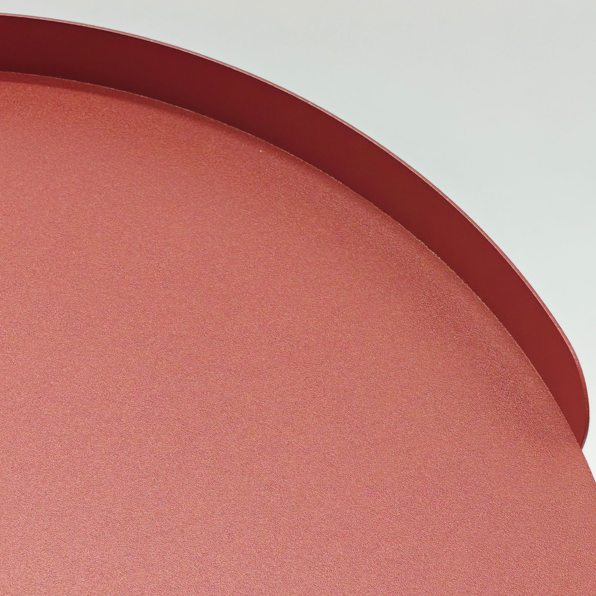 37CM Round Side Table | Burgundy Red | Myka Home