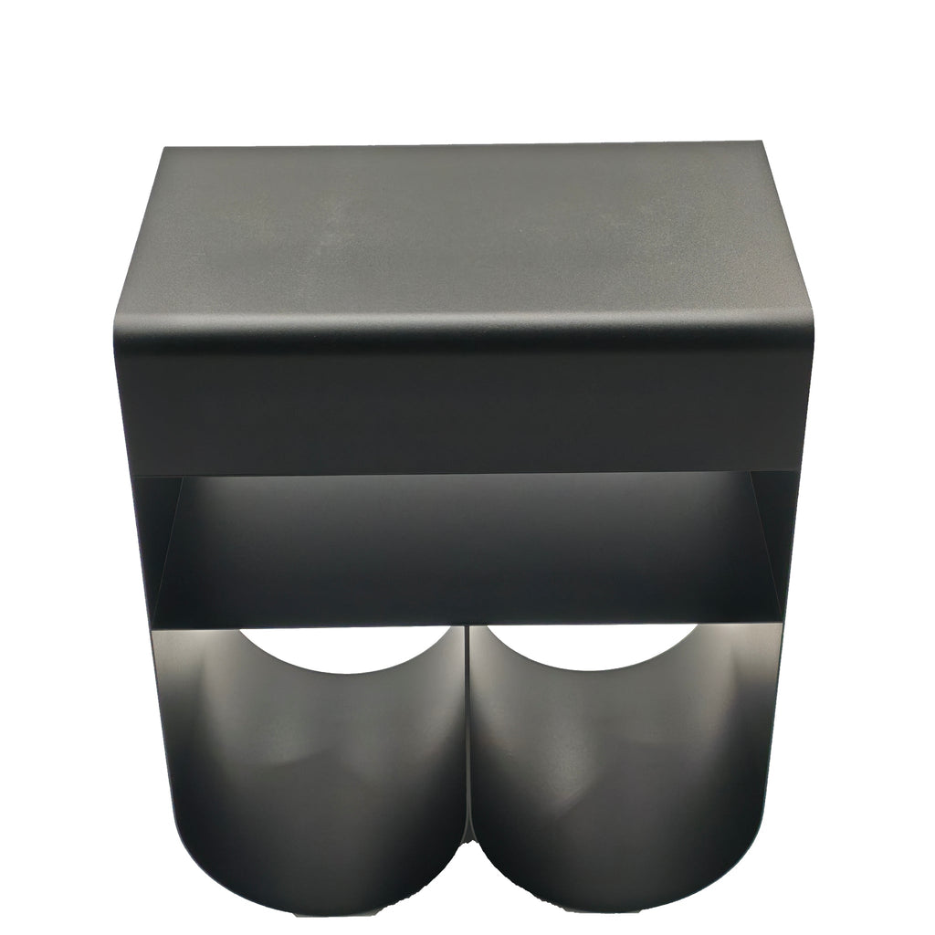 40CM Side Table | Full Black | Myka Home