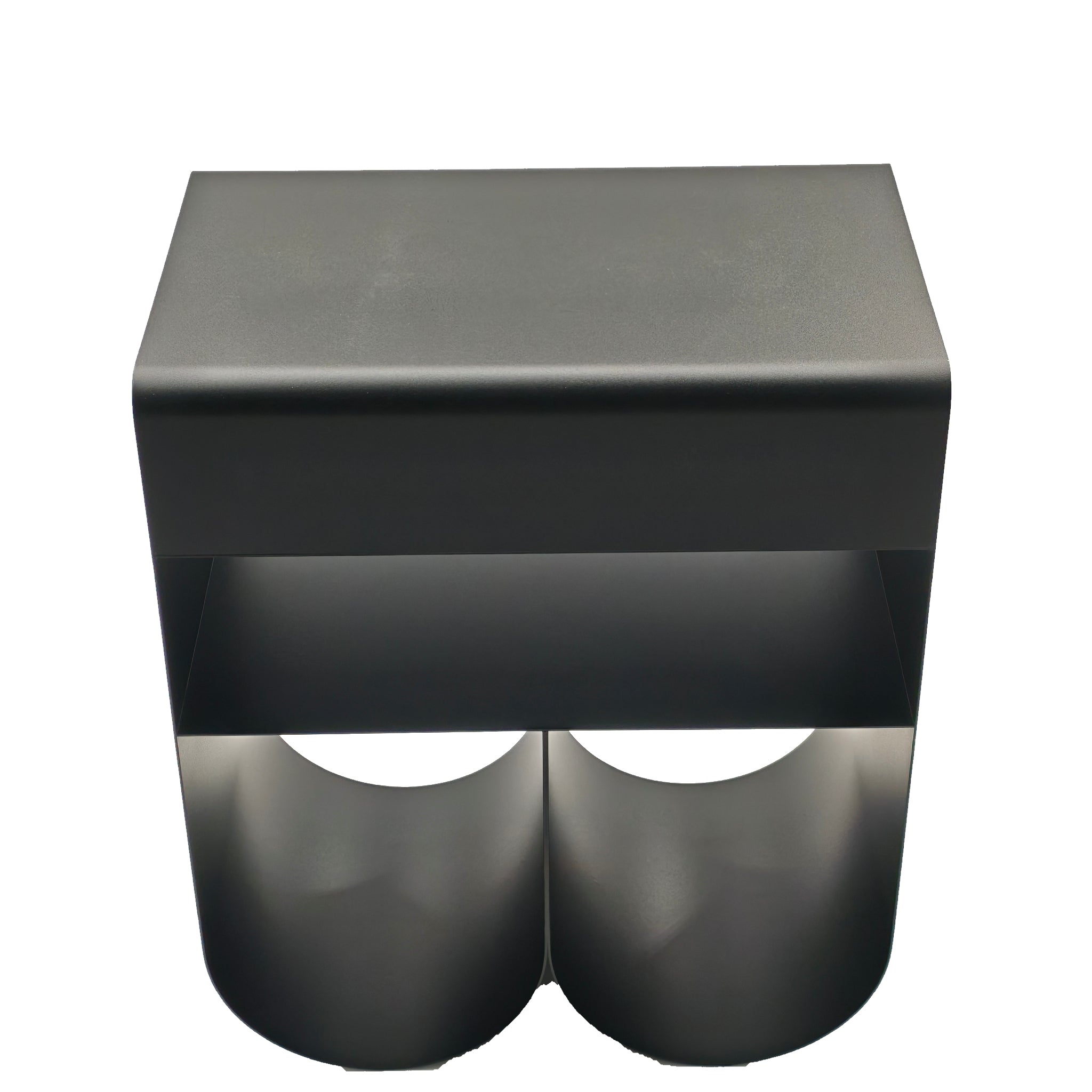 40CM Side Table | Full Black | Myka Home