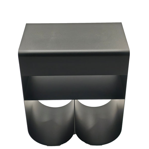 40CM Side Table | Full Black | Myka Home