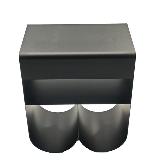 40CM Side Table | Full Black | Myka Home