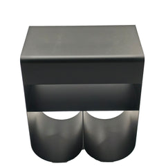 40CM Side Table | Full Black | Myka Home