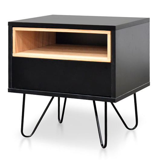 Bedside Table | Black | Myka Home