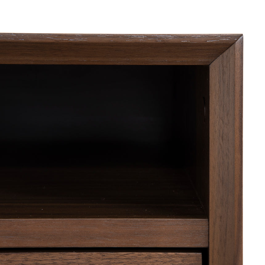 CST221WAL-VN SQ Wooden Bedside Table - Walnut - View 14