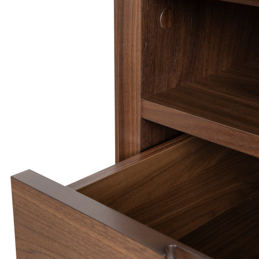 CST221WAL-VN SQ Wooden Bedside Table - Walnut - View 16