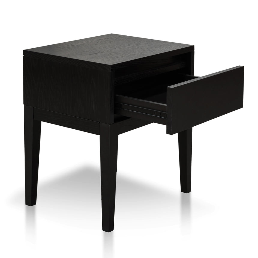 Bedside Table | Black Oak | Myka Home - View 6