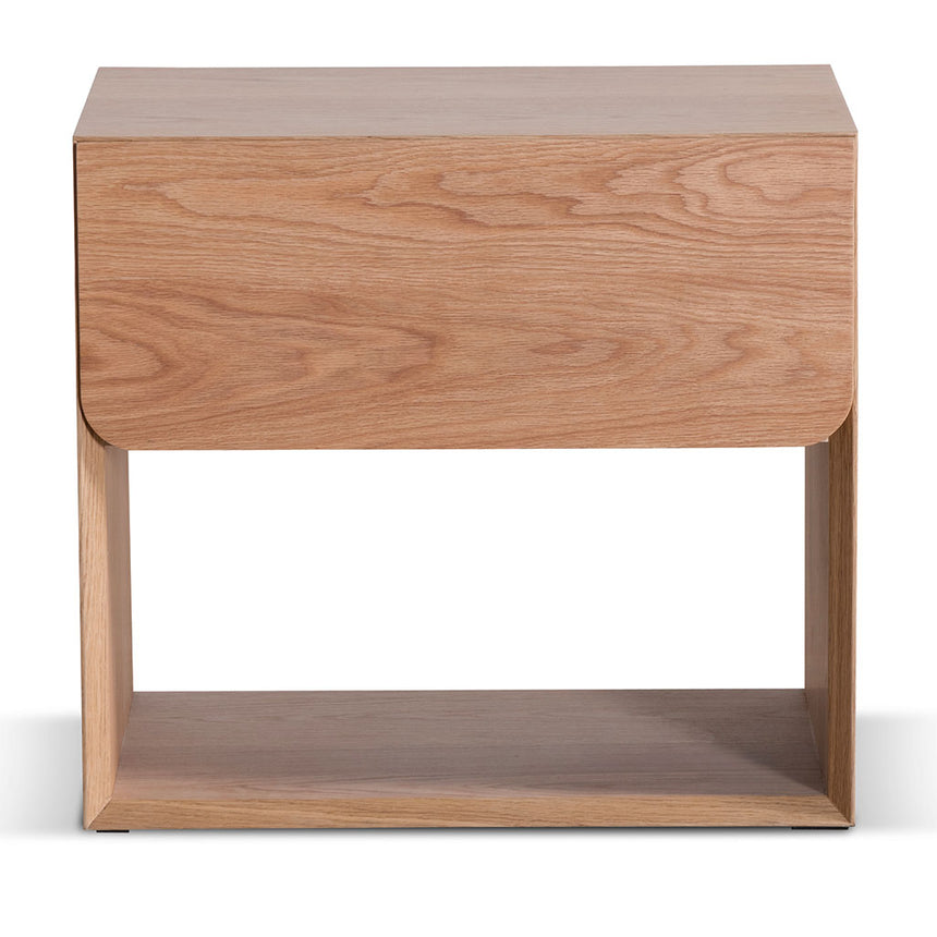 Oak Bedside Table | Natural | Myka Home - View 2