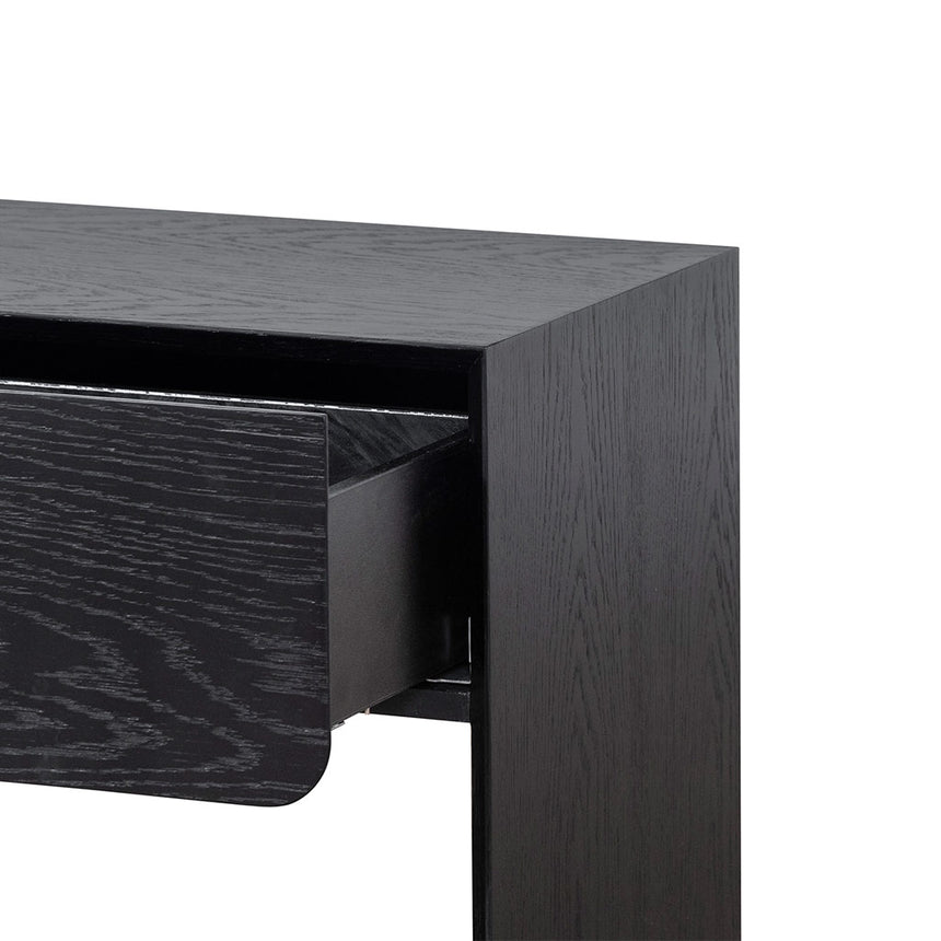 Oak Bedside Table | Black | Myka Home - View 4