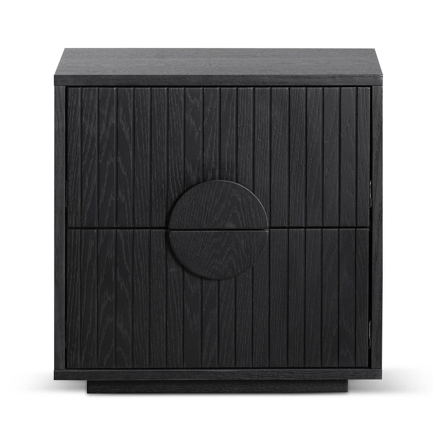 Bedside Table | Black Oak | Myka Home - View 2