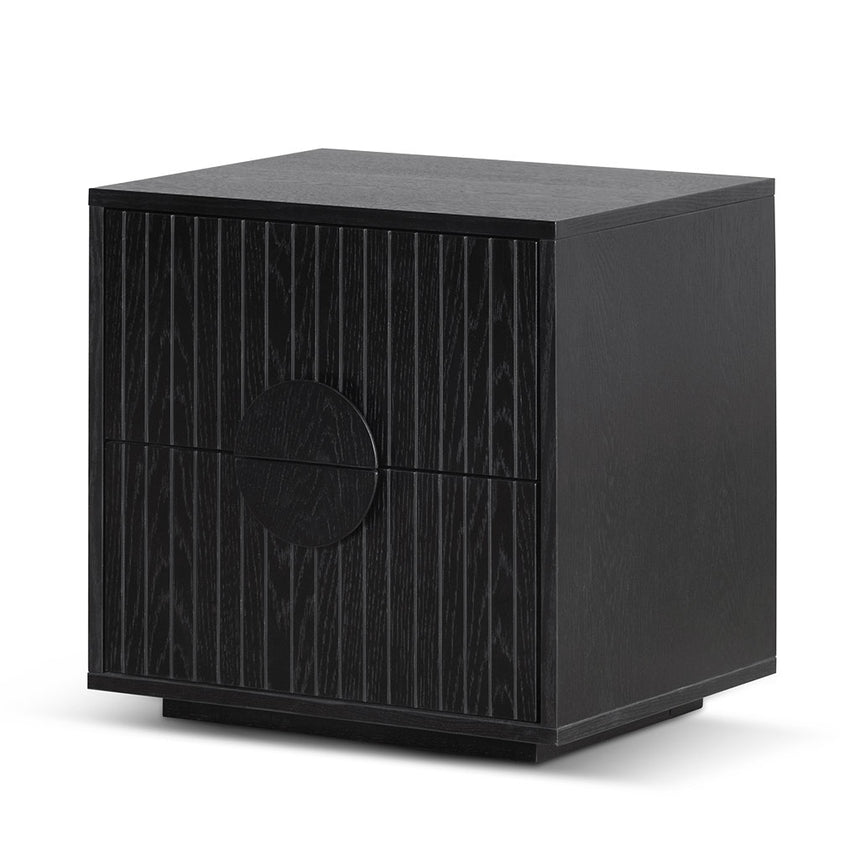 Bedside Table | Black Oak | Myka Home