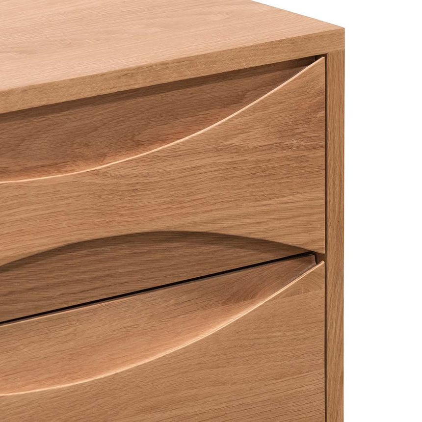 2 Drawer Bedside Table | Natural | Myka Home - View 9