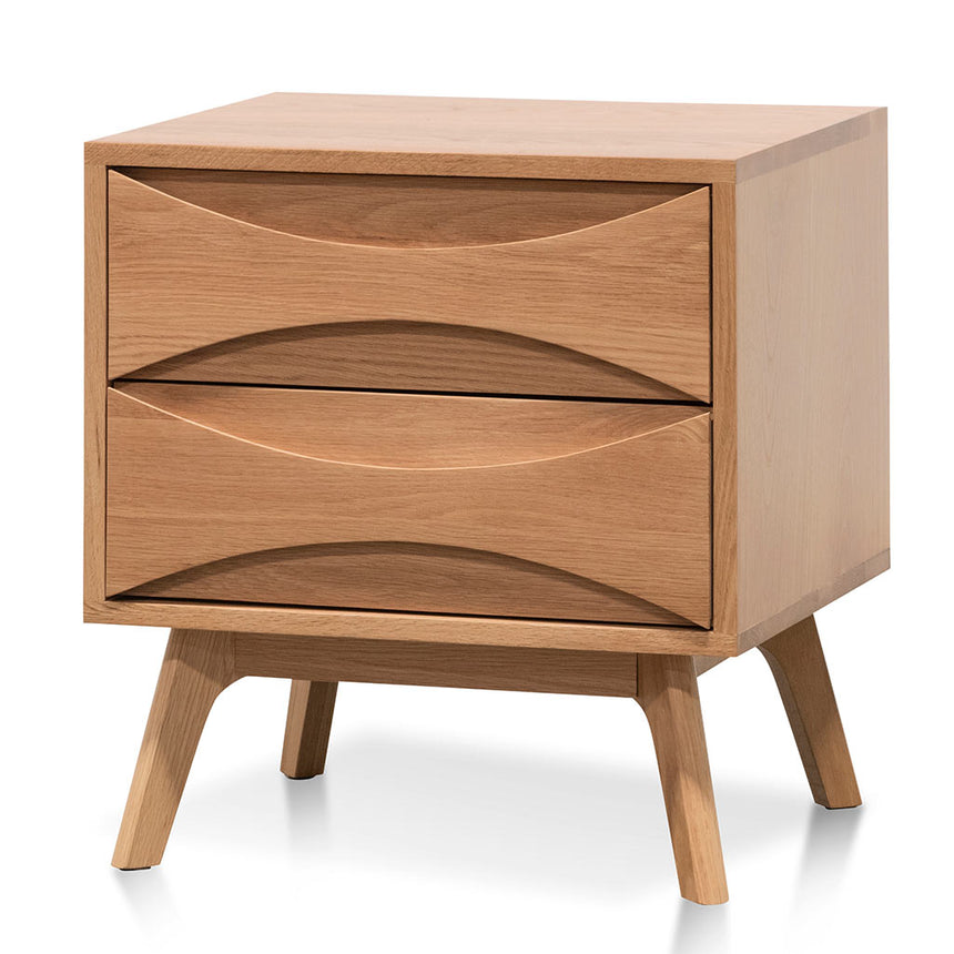 2 Drawer Bedside Table | Natural | Myka Home