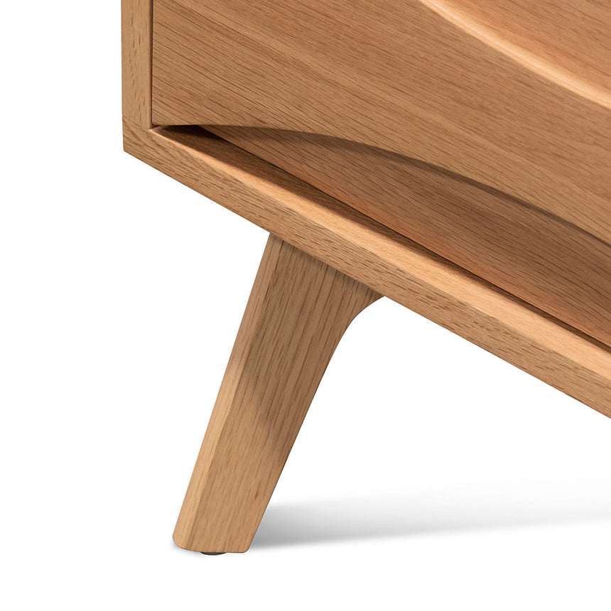 2 Drawer Bedside Table | Natural | Myka Home - View 12