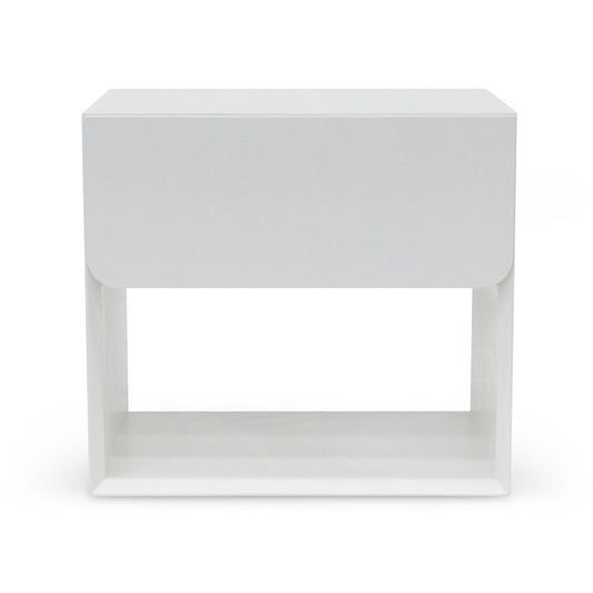 Ex Display - CST6911-CN Oak Bedside Table - White