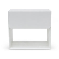 Ex Display - CST6911-CN Oak Bedside Table - White
