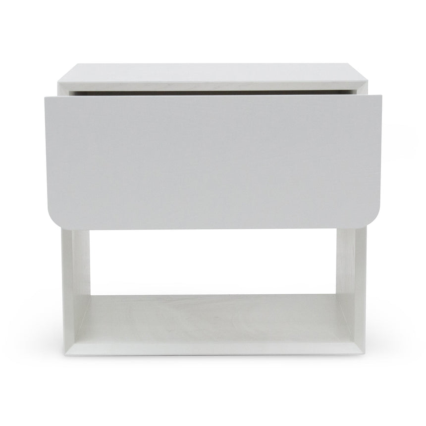 Ex Display - CST6911-CN Oak Bedside Table - White - View 4
