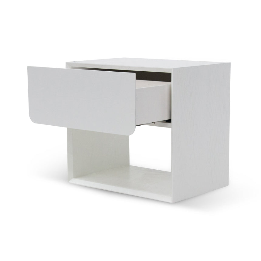Ex Display - CST6911-CN Oak Bedside Table - White - View 5