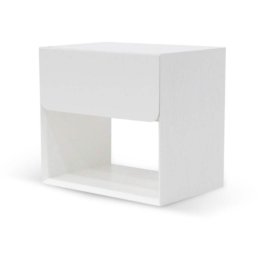 Ex Display - CST6911-CN Oak Bedside Table - White - View 3