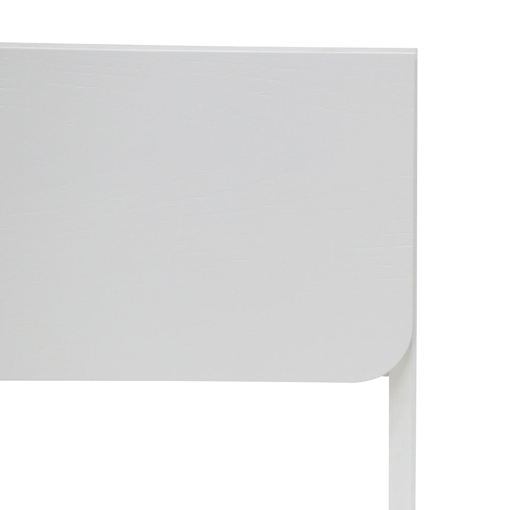 Oak Bedside Table | White | Myka Home - View 7