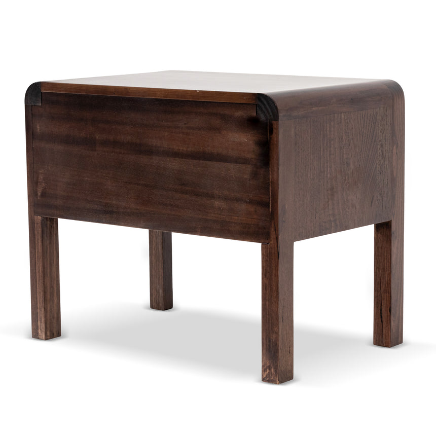 Single Drawer Bedside Table | Walnut | Myka Home - View 8