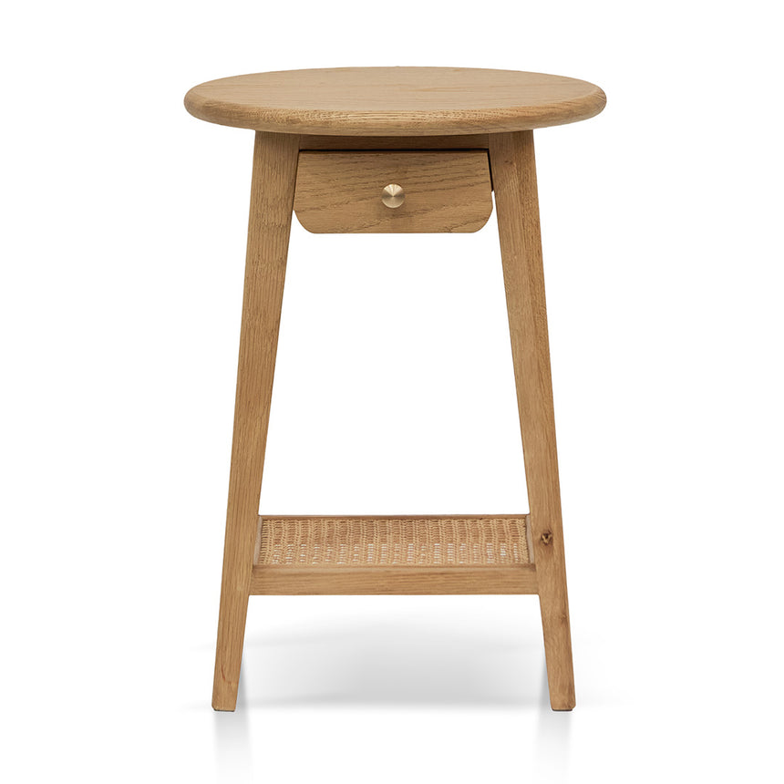 Round Side Table | Natural | Myka Home - View 2
