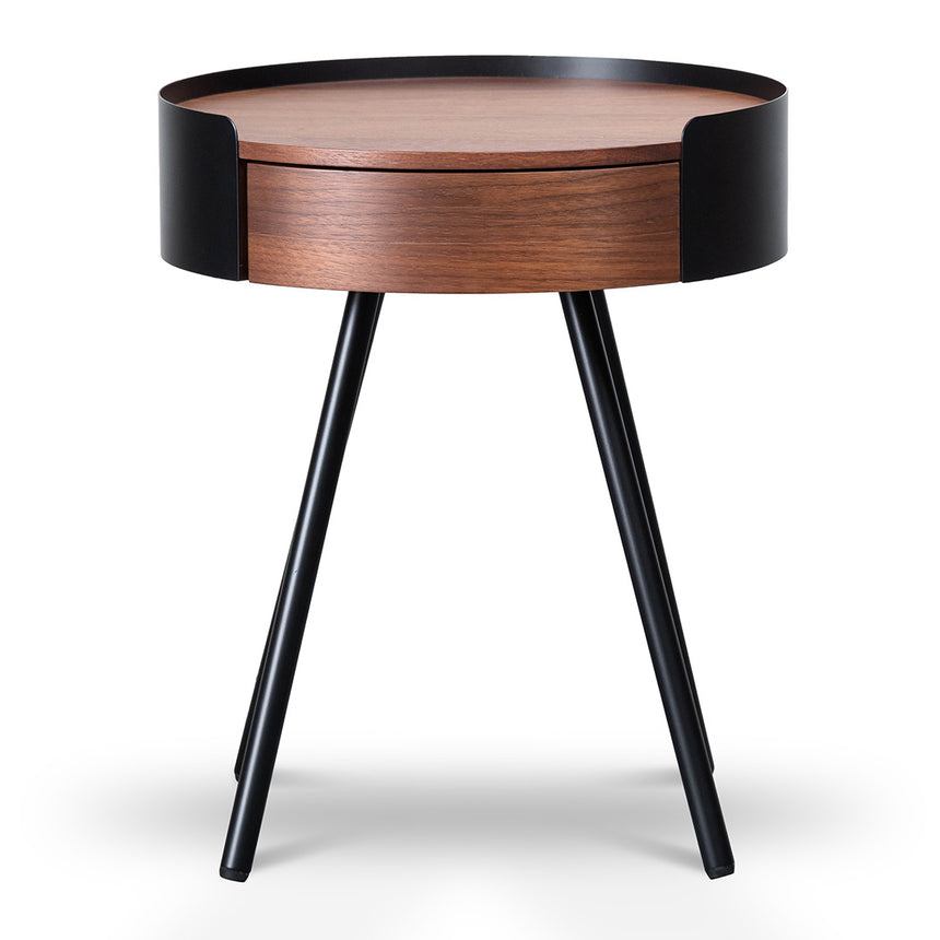 Side Table | Walnut | Myka Home - View 2