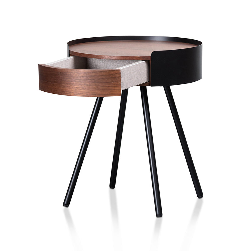 Side Table | Walnut | Myka Home - View 5