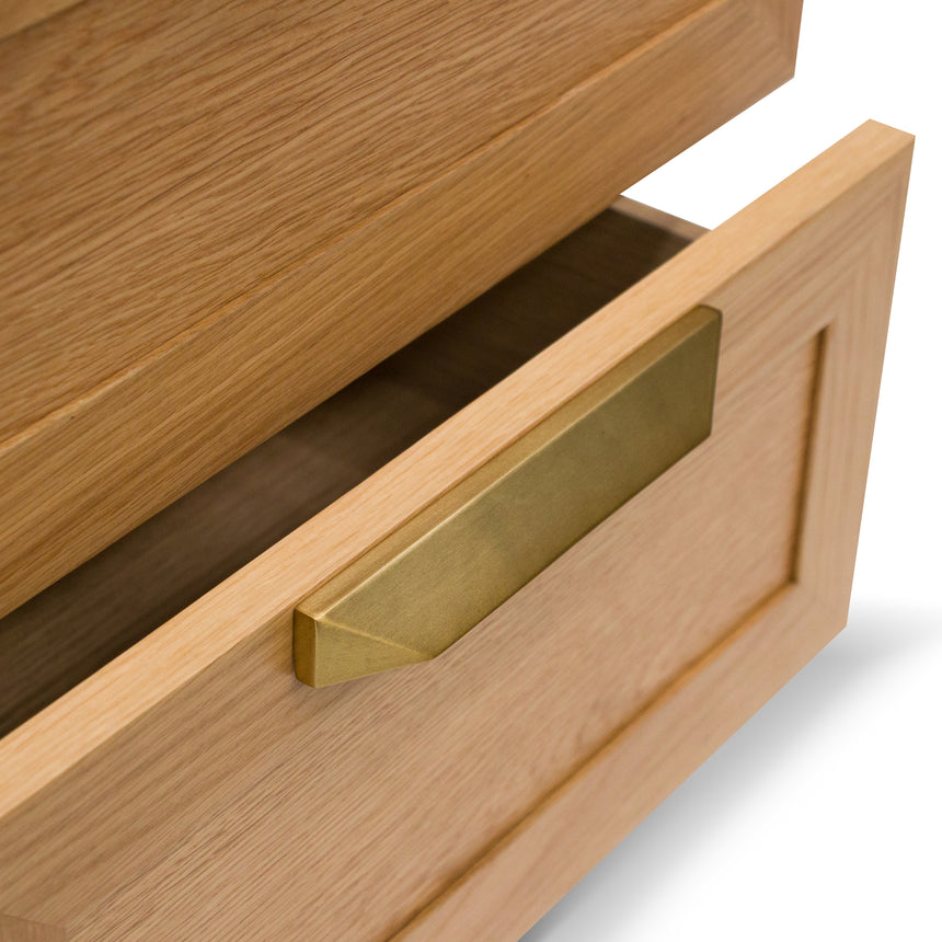 Bedside Table | Natural with Marble Top | Myka Home - View 10