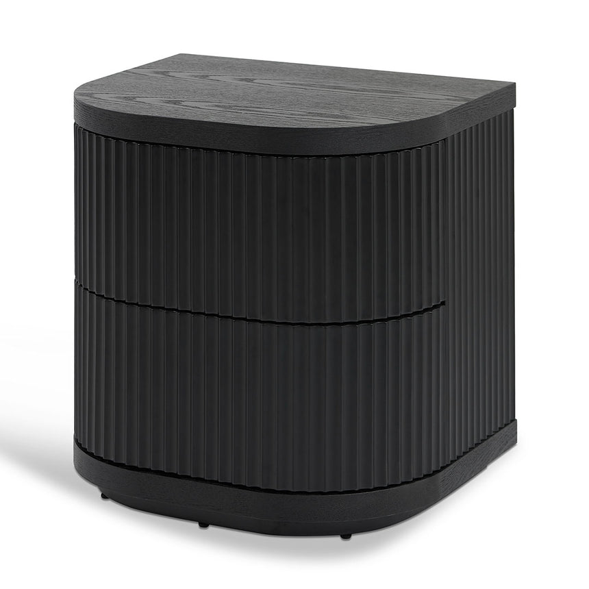 Bedside Table | Full Black | Myka Home