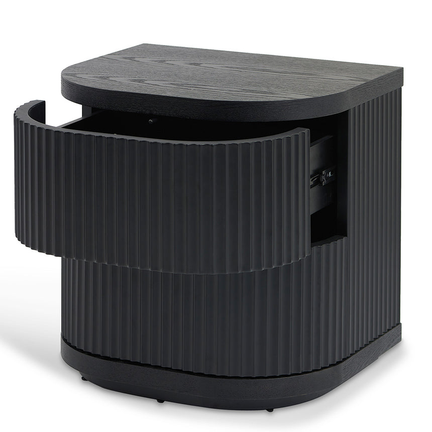 Bedside Table | Full Black | Myka Home - View 4