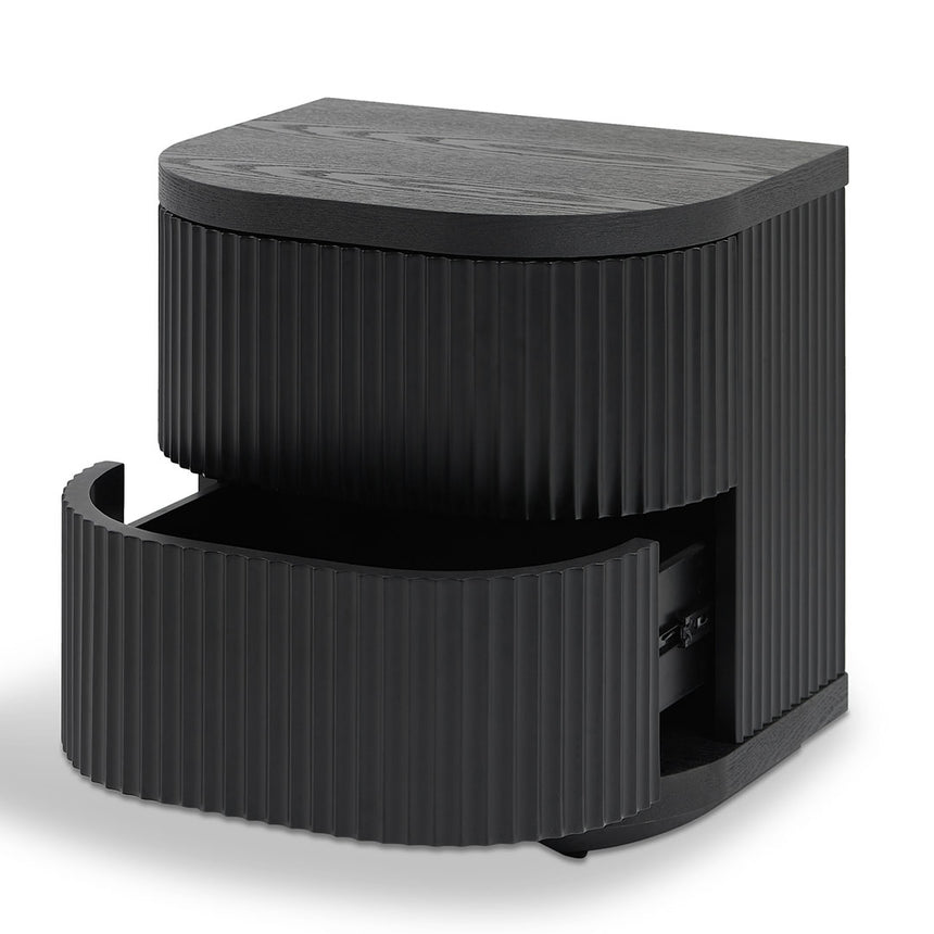 Bedside Table | Full Black | Myka Home - View 6
