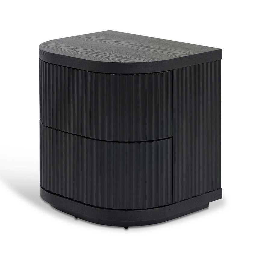 Bedside Table | Full Black | Myka Home - View 3