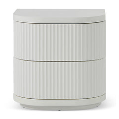 Ex Display - CST8344-DW Bedside Table - Full White