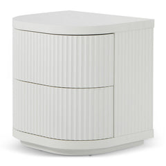 Ex Display - CST8344-DW Bedside Table - Full White