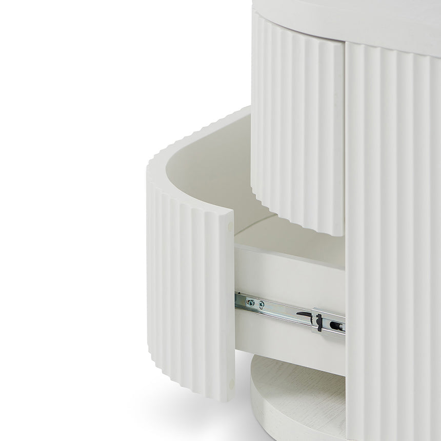 Bedside Table | Full White | Myka Home - View 9